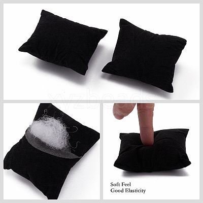Velvet Pillow Jewelry Bracelet Watch Display LS-BDIS-I001-01-1