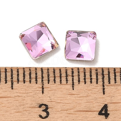 Glass Rhinestone Cabochons RGLA-P037-06A-D223-1