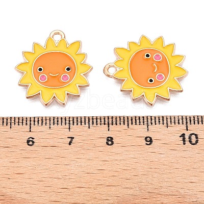 Thanksgiving Day Theme Alloy Enamel Pendants ENAM-T020-35C-1