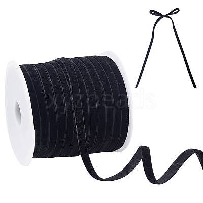 Nylon Single Face Velvet Ribbons OCOR-HY0001-72B-1
