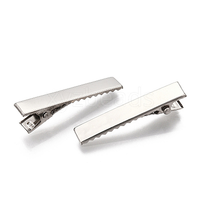 Iron Flat Alligator Hair Clip Findings IFIN-S286-34mm-1
