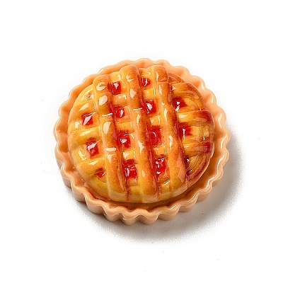 Opaque Resin Imitation Food Decoden Cabochons CRES-H001-03G-1