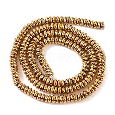Electroplated Synthetic Non-magnetic Hematite Beads Strands G-H027-D01-01-1