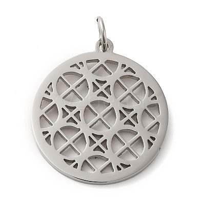Non-Tarnish 304 Stainless Steel Pendants STAS-C086-05M-P-1