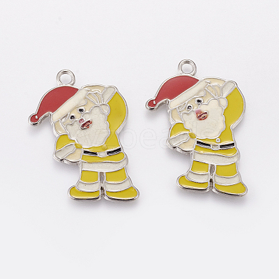 Alloy Enamel Pendants EAP017Y-2-1