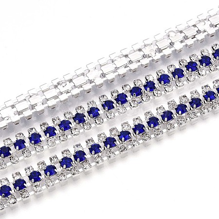 Iron Rhinestone Cup Chains CH-T006-04S-04-1