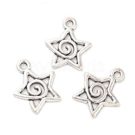 Tibetan Style Alloy Pendants PALLOY-R143-03AS-1