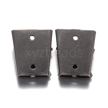 Iron Bolo Tie Slide Clasp IFIN-F162-01A-B-1