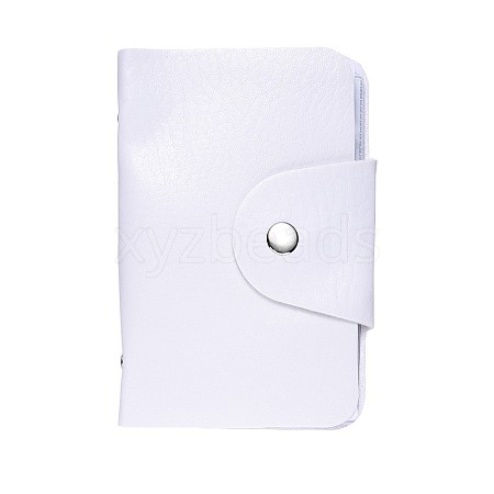 20 Slots Imitation Leather Rectangle DIY Nail Art Image Plate Storage Bags MRMJ-R085-019G-1