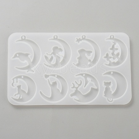 Animal & Moon Shape Pendant DIY Silicone Mold SIL-TAC0013-05-1