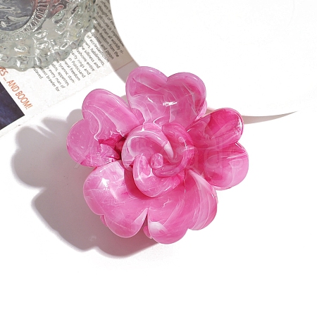 Flower Plastic Claw Hair Clips PW-WGE62A5-05-1