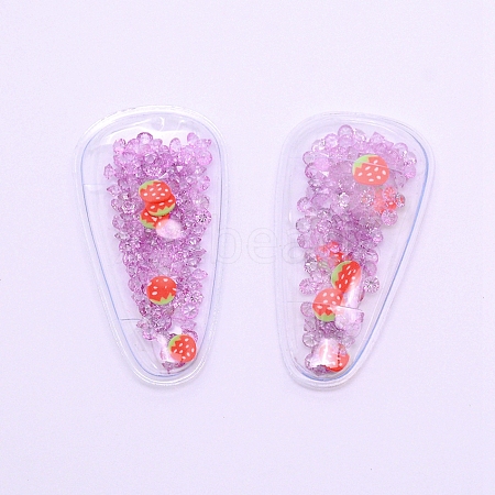 Plastic with Resin and Polymer Clay Accessories LS-RESI-CJC0007-32E-1