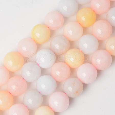 Natural Quartz Beads Strands G-T129-10-6mm-1