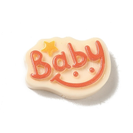 Baby Theme Opaque Resin Decoden Cabochons CRES-L043-B04-1