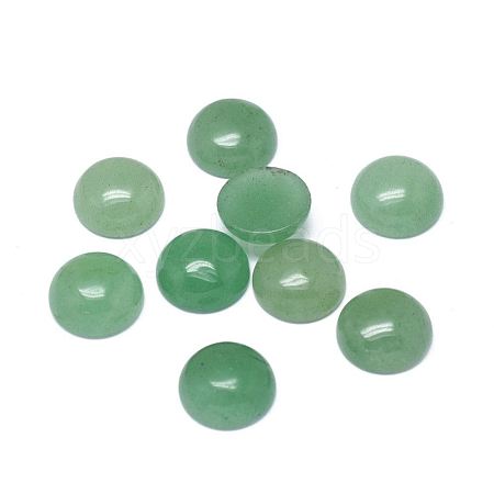 Natural Green Aventurine Cabochons G-G788-C-04-1