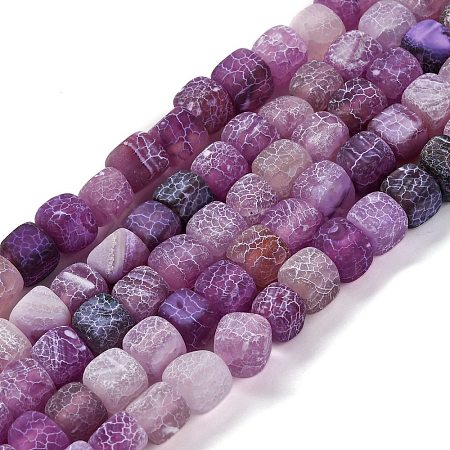 Natural Weathered Agate Beads Strands G-NH0038-01E-1