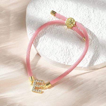 Adjustable Nylon Cord Bracelets BJEW-C096-01G-05-1