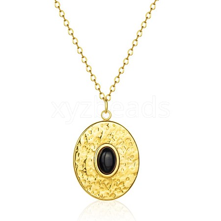 Natural Hypersthene Pendant Necklaces for Women NT0589-3-1
