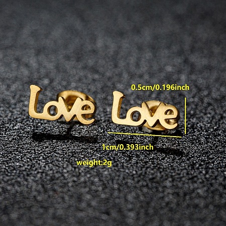 201 Stainless Steel Stud Earrings FS-WGB18B1-05-1