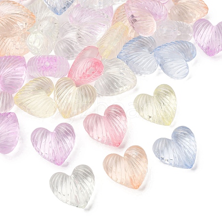 Transparent Acrylic Beads X-MACR-L015-08-1