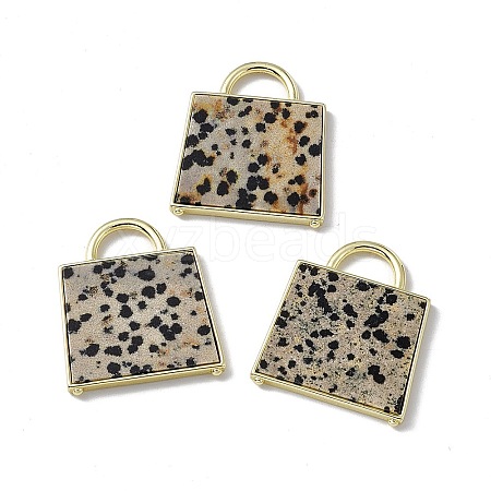 Natural Dalmatian Jasper Pendants G-G977-04G-04-1