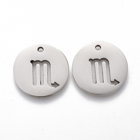 Tarnish Resistant 201 Stainless Steel Pendants LS-STAS-Z001-B-04P-1