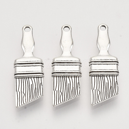 Tibetan Style Alloy Pendants TIBEP-T009-05AS-RS-1