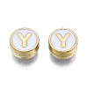 Alloy Enamel Beads ENAM-N052-006-01Y-RS-2