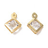 Crystal Glass Rhinestone Pendants IFIN-E020-30G-1