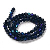 Opaque Solid Color Imitation Jade Glass Beads Strands EGLA-A039-P4mm-L09-2