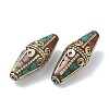 Handmade Tibetan Style Beads KK-Z157-09AG-03-2