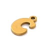 201 Stainless Steel Charms STAS-U016-01G-C-2