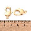 Brass Lobster Claw Clasps KK-H513-01B-G-3