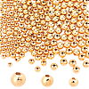 CREATCABIN 240Pcs 3 Sizes Brass Beads KK-CN0001-30-1