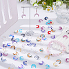 150Pcs Transparent Glass Beads GLAA-DC0001-58-4