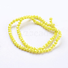 Electroplate Glass Beads Strands EGLA-R018-4mm-M-2