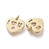 316 Surgical Stainless Steel Charms X-STAS-I164-036G-3