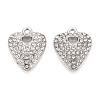 Alloy Rhinestone Pendants FIND-N008-12P-01-1