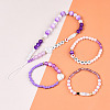 DIY 24 Style Acrylic & ABS Beads Jewelry Making Finding Kit DIY-NB0012-02J-4