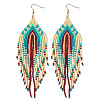 Bohemian Tassel Beaded Earrings for Women IU7226-5-1