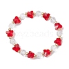 2Pcs Glass Beads Stretch Bracelets BJEW-JB11414-3