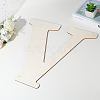 Letter Unfinished MDF Sheets WOOD-WH20012-008V-3