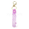 Flower PVC Rope Keychains KEYC-B015-01LG-01-1