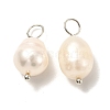 Natural Cultured Freshwater Pearl Pendants PALLOY-JF00942-03-2