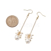 Shell Pearl Beaded Dangle Earring EJEW-TA00516-3