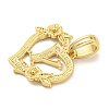 Heart Brass Pendants KK-I714-04G-Y-2