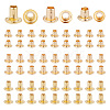 ARRICRAFT 90Pcs 3 Style Brass Eyelet Rivet KK-AR0003-17-1