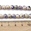 Natural Dyed Marble Beads Strands G-P593-6mm-02-5