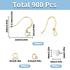 300Pcs Brass Earring Wire KK-SC0004-84G-2