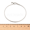 Tarnish Resistant 304 Stainless Steel Bangles STAS-S053-26-4